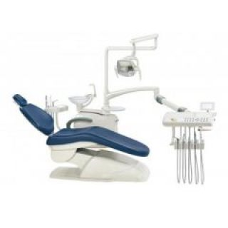 带悬挂管的电动牙科椅安装单元